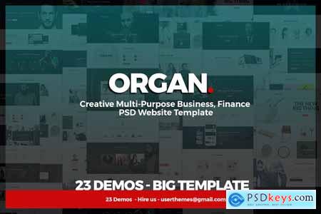 Organ - Multipurpose Business & agency Template