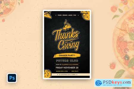 Thanksgiving Party Flyer UALMVAD