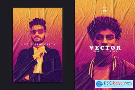 Vector Effect On Paper Photo effect