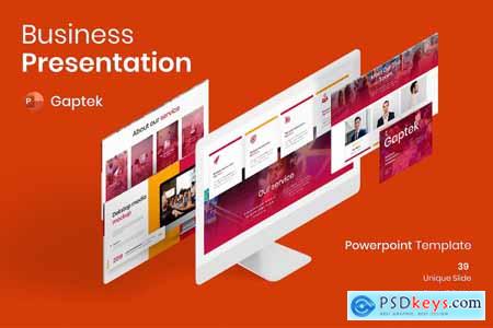 Gaptek  Business PowerPoint Template