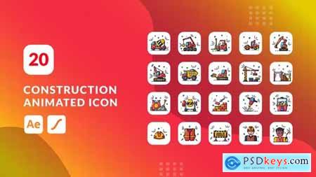 Construction Animated Icons - After Effects 40656949