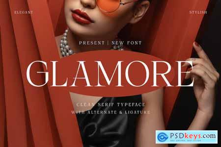 Glamore - Clean Serif Typeface