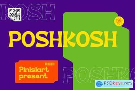 POSHKOSH - Display Font