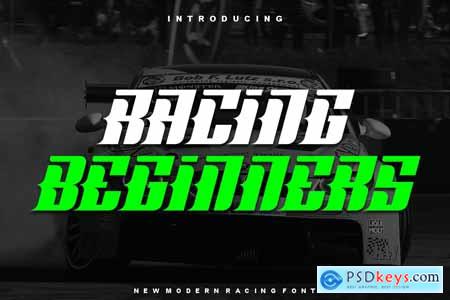 Racing Beginners Font