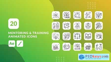 Mentoring & Training Icons - After Effects 40701684
