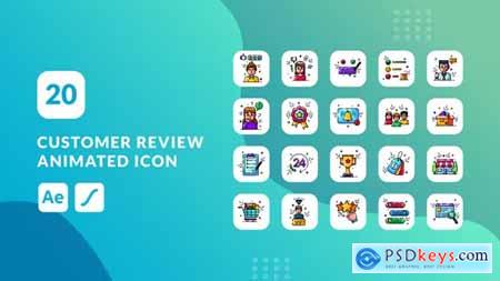 Customer Review Animated Icons - After Effects 40700995