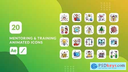 Mentoring & Training Icons - After Effects 40701476