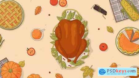 Thanksgiving Day Logo Reveal 40727223