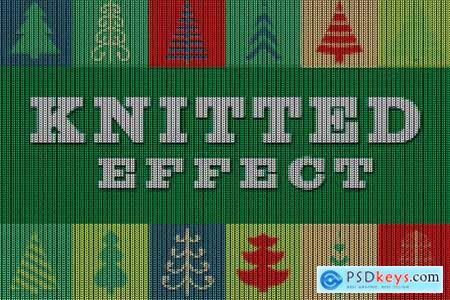 Christmas Sweater Knitted Effect