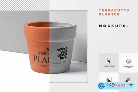 Terracotta Planter Mockups