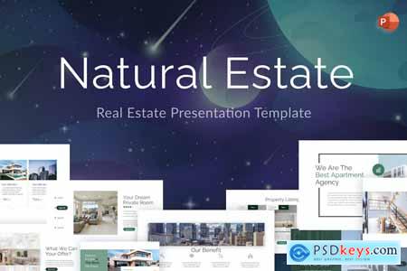 Natural Green Simple Real Estate PowerPoint