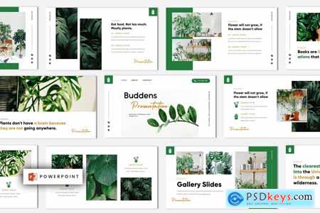 Buddens - Minimalism Tropical Powerpoint Template