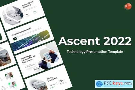 Ascent 2022 Green Modern Technology PowerPoint