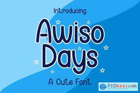 Awiso Days Fonts