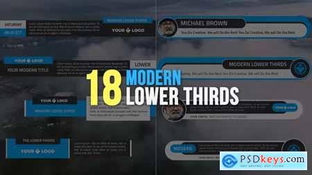 18 Modern Lower Thirds 40751452
