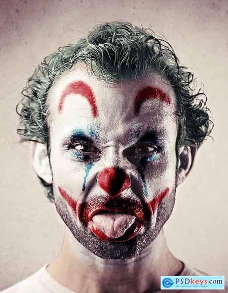 clown photoshop action free download
