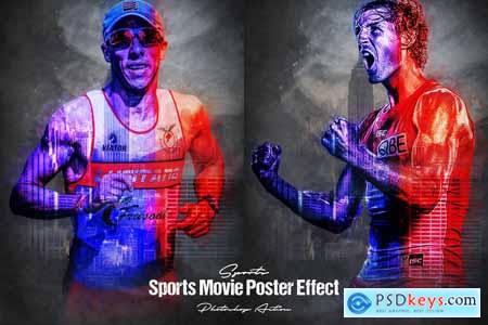 Sports Movie Poster Desing Effect