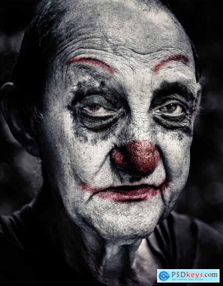 clown photoshop action free download