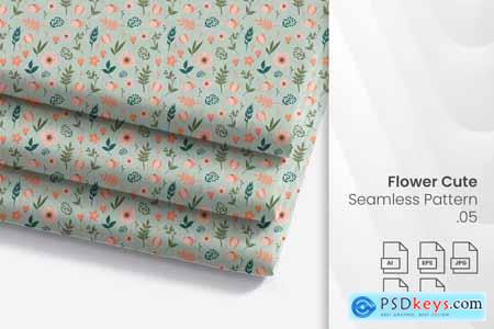 Floral Cute Seamless Pattern Vector 6M7TDPY