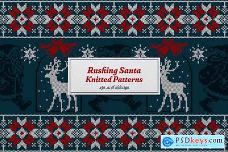 Rushing Santa Knitted Patterns