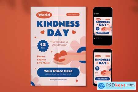 World Kindness Day Flyer Set