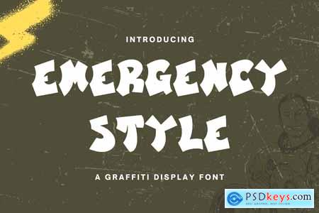 EmergencyStyle - Graffiti Display Font