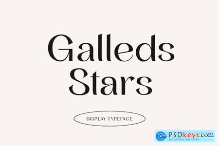 Galleds Stars Display Fonts