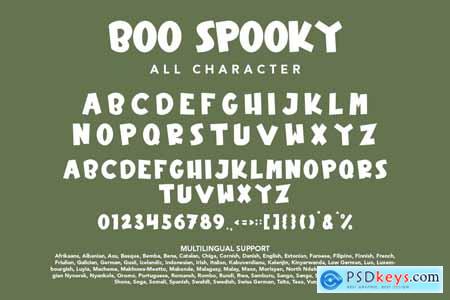 BooSpooky - Halloween Display Font