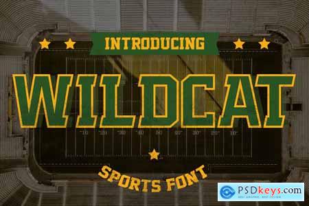 Wildcat - Varsity Sport Typeface