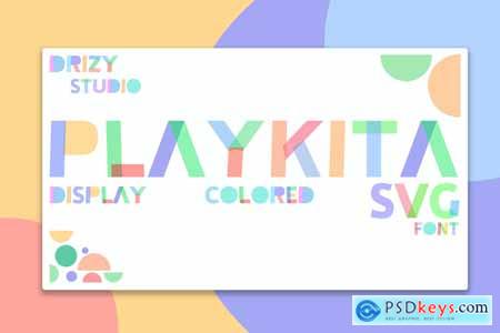 Playkita - Colored SVG Font