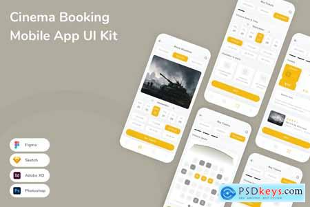Cinema Booking Mobile App UI Kit