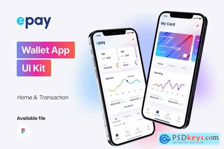 Epay - Wallet App - Home & Transaction