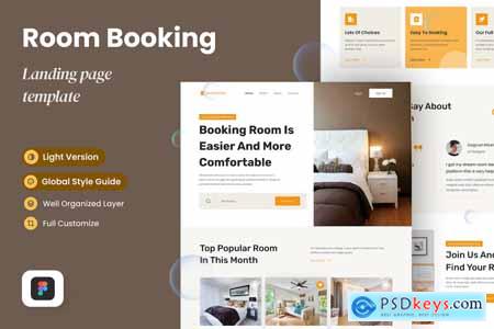 Roomstate - Room Booking Landing Page