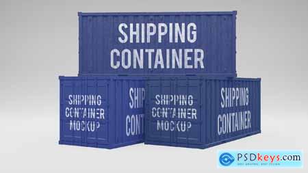 Shipping Container Mockup