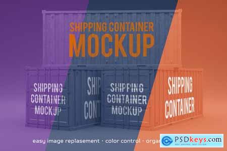 Shipping Container Mockup