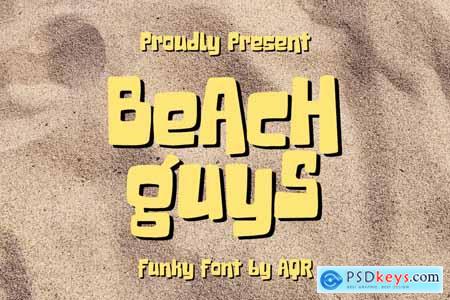 Beach Guys - Funky Font