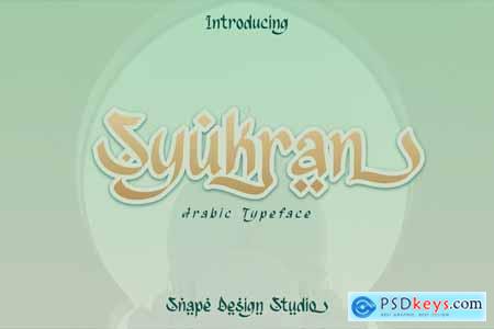 Syukran - Arabic Typeface