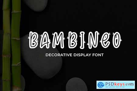 Bambineo - Decorative Display Font