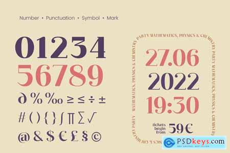 MRK Celvina modern serif font