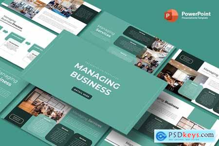 Managing Business - PowerPoint Template