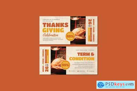 Thanksgiving Voucher Flyer