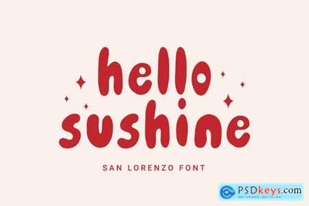 San Lorenzo - Fat Display Font