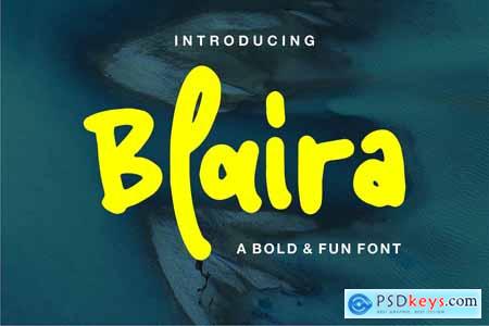 Blaira A Bold & Fun Font