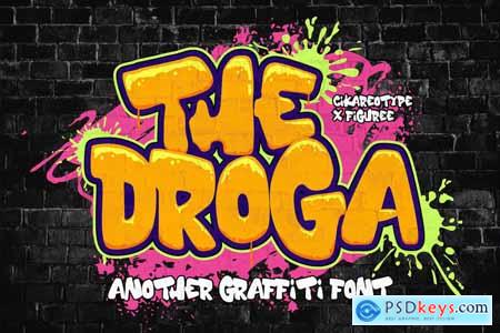 The Droga - Thick Graffiti Font