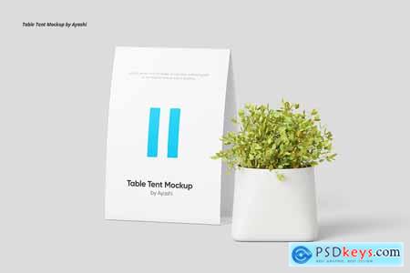 Paper Table Tent Mockup