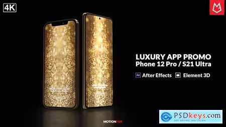 Luxury Mobile App Promo - Element 3D 33825652
