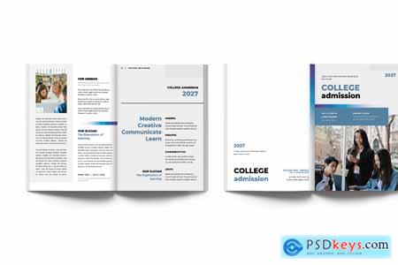 Collage Admission Brochure Template