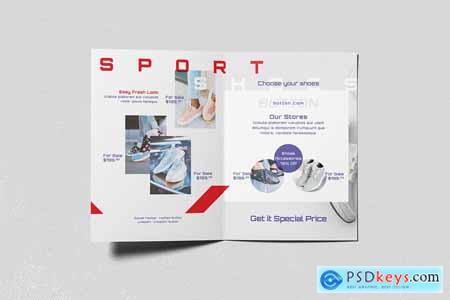 Sport Shoes Store Bifold Brochure
