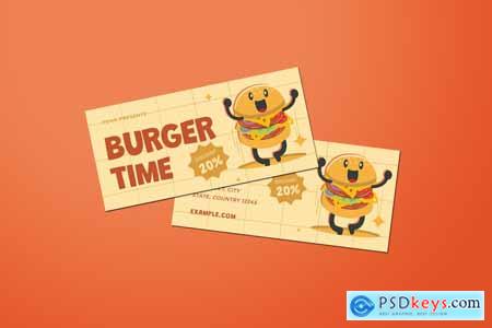 Burger Time DL Flyer