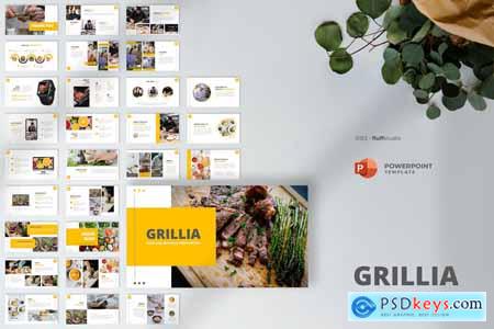 Grillia - Restaurant Powerpoint Template